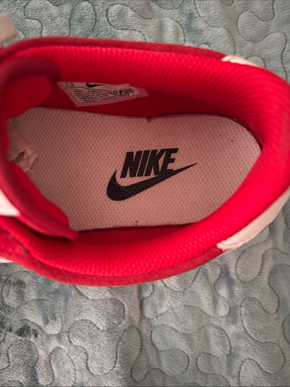 Nike Women’s Red Suede Sneakers retro style 2024 - Picture 2 of 9